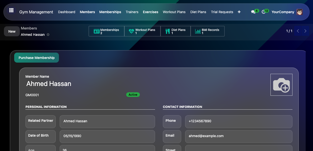 Member profile